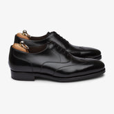 BLACK LEATHER WINGTIP OXFORDS FORMALS - FB26