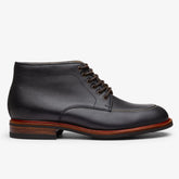 BLUE LEATHER DERBY CHUKKA LACE UP BOOTS - BB46