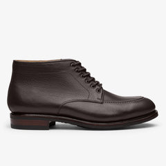 BROWN LEATHER DERBY CHUKKA LACE UP BOOTS - BB47