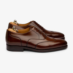 BROWN LEATHER WINGTIP OXFORDS FORMALS - FB25