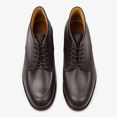 BROWN LEATHER DERBY CHUKKA LACE UP BOOTS - BB47