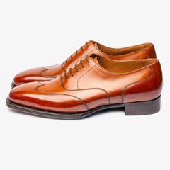 TAN LEATHER WINGTIP OXFORDS FORMALS - FT24