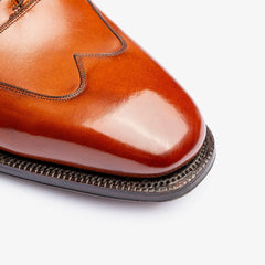 TAN LEATHER WINGTIP OXFORDS FORMALS - FT24