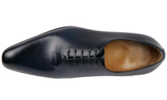 BLUE LEATHER WHOLECUT OXFORD SHOES - FBL03