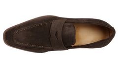 BROWN SUEDE LEATHER SLIP ON LOAFERS SHOES - LBRS5