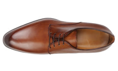 TAN LEATHER DERBY FORMAL SHOES - FT16