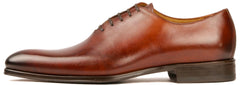 TAN LEATHER WHOLECUT OXFORD SHOES - FT05