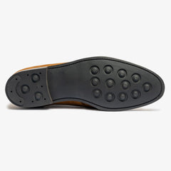 BLACK LEATHER DERBY CHUKKA LACE UP BOOTS - BB45